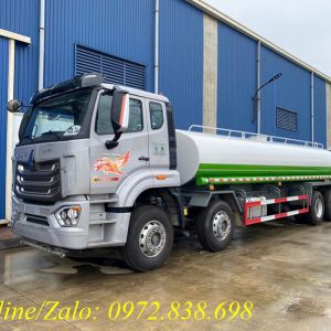 Xe phun nước rửa đường 17 khối Howo NX350